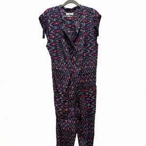 Isabel Marant Etoile Jumpsuit | Size Small / 36 | Navy Ikat Print